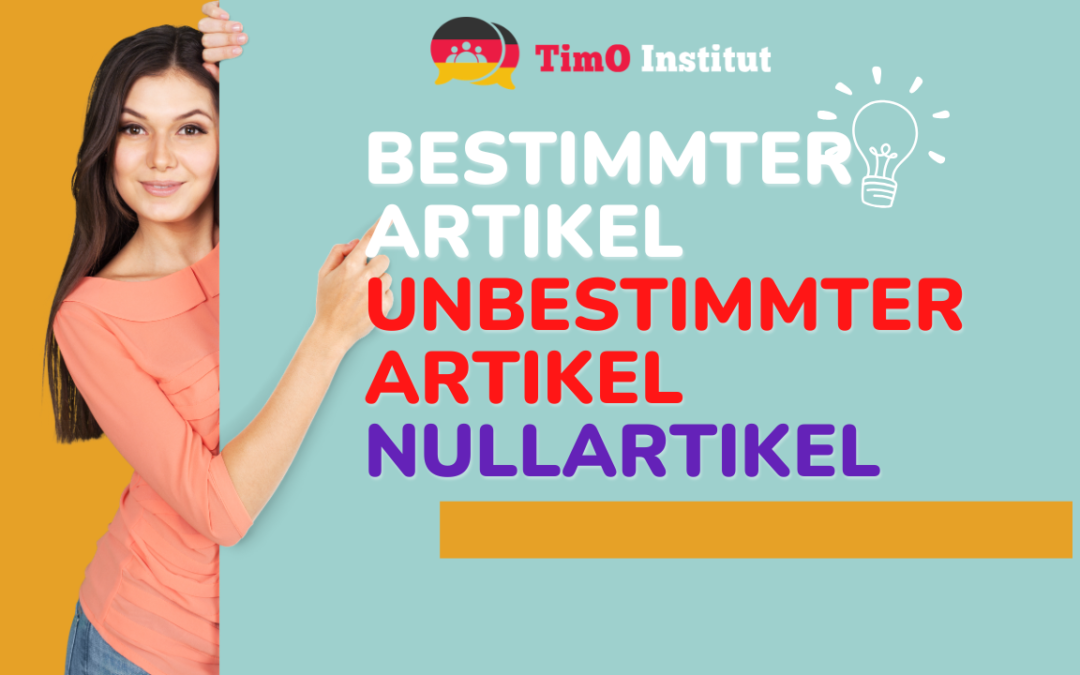 Bestimmter Artikel, unbestimmter Artikel, Nullartikel?
