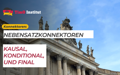 Nebensatzkonnektor: modal, konditional, final