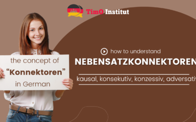 Nebensatzkonnektoren: kausal, konsekutiv, konzessiv, adversativ